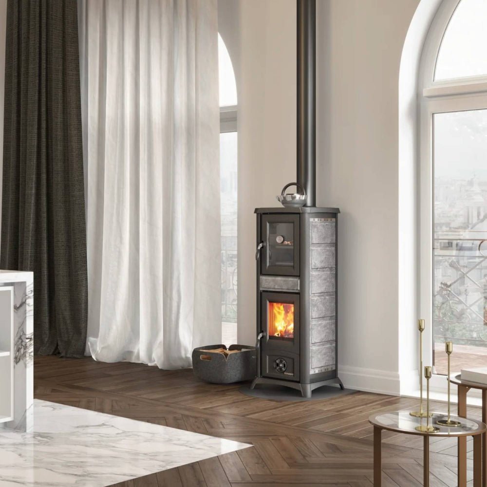 La Nordica Küchenofen | GEMMA FORNO.16 PETRA | 7,3 kW | Naturstein – Ansicht 2