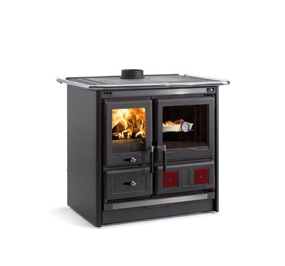 La Nordica Küchenofen | Rosa L 5.0 | Stahl schwarz | 9,5 kW