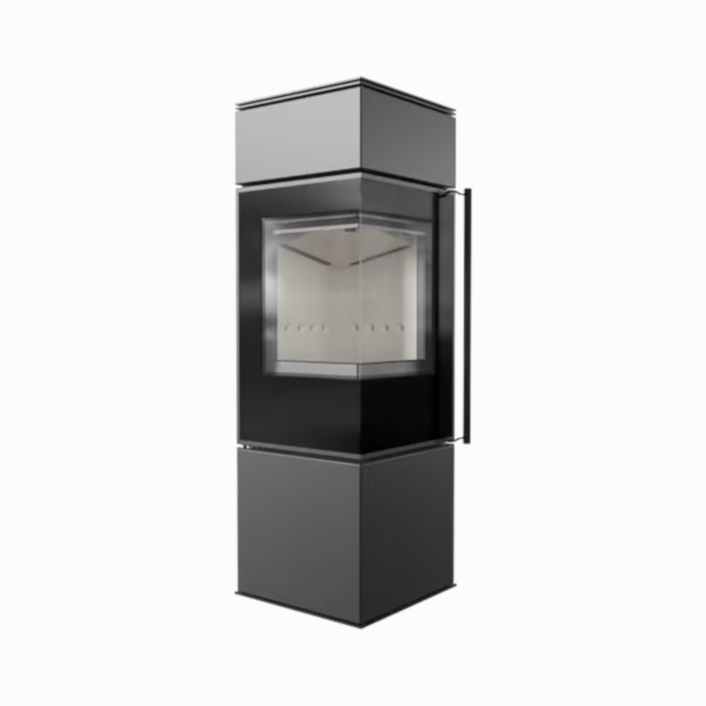 Kratki Kaminofen | REN/S | mit Türfeder | 7,3 kW | weißer Brennr.