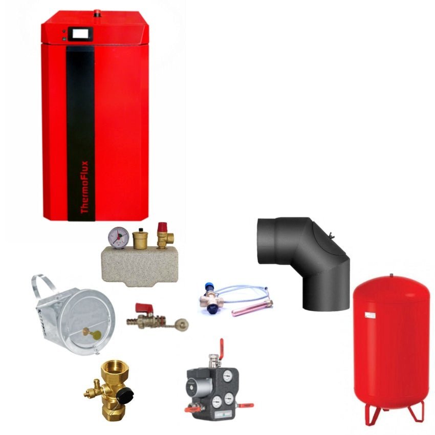 ThermoFlux Holzvergaserkessel Pid Logic Lambda Plus | 34 kW | Komplettset 1