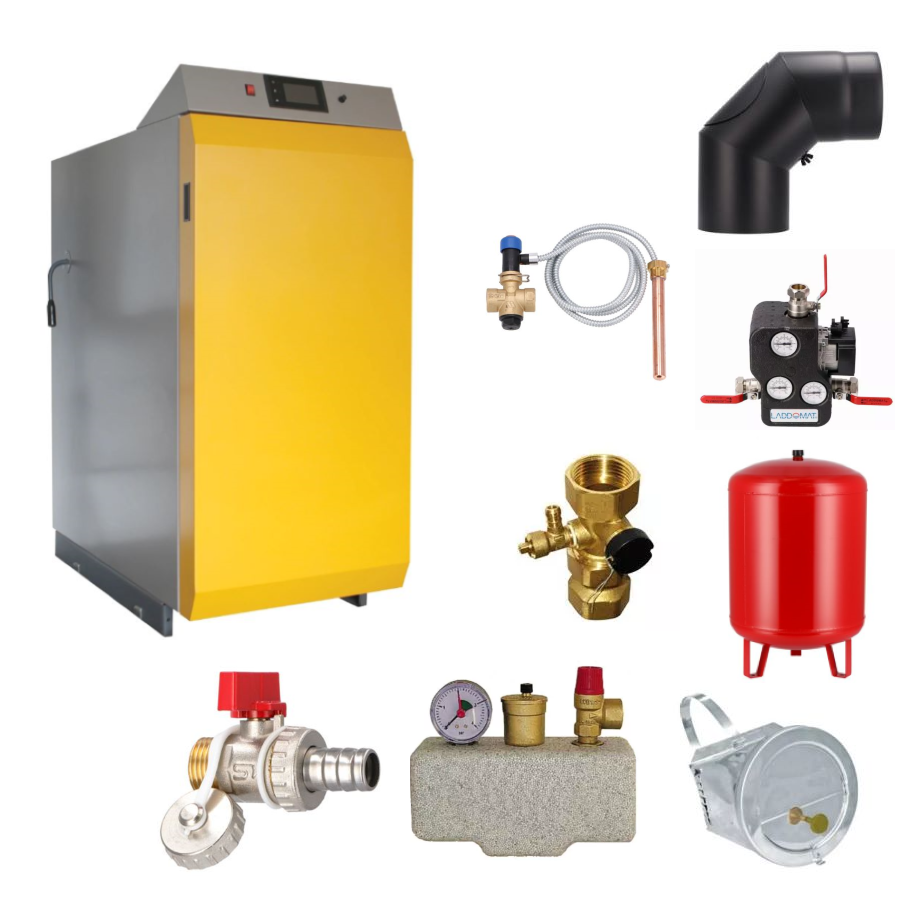 Santer Solarprofi Proburner GT Holzvergaser 20 kW | Komplettset 1