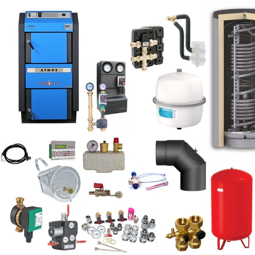 ATMOS Scheitholzvergaser | DC30GSE | 30 kW | Komplettset 5 – Ansicht 2