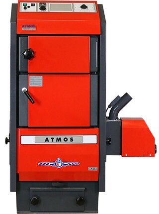 ATMOS Pelletkessel | P30 mit Holznotbetrieb | 30 kW | Komplettset 5 – Ansicht 3