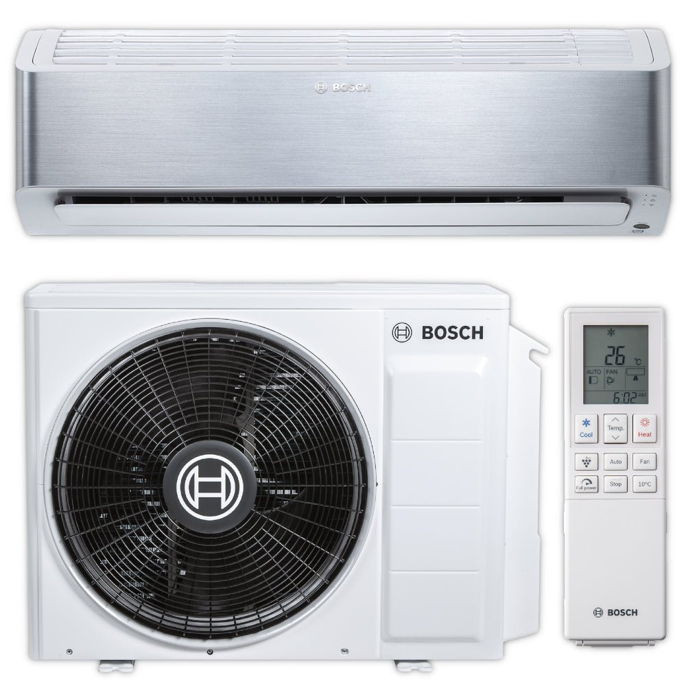 BOSCH Split Klimaanlage Komplett-Set | CLC8001i 25 ES | 2,5 kW | silber