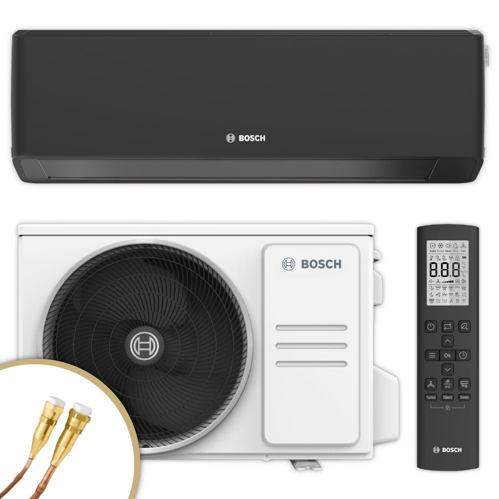 BOSCH Split Klimaanlage | CL7000i 35 EB | 3,4 kW | schwarz | Quick-Connect