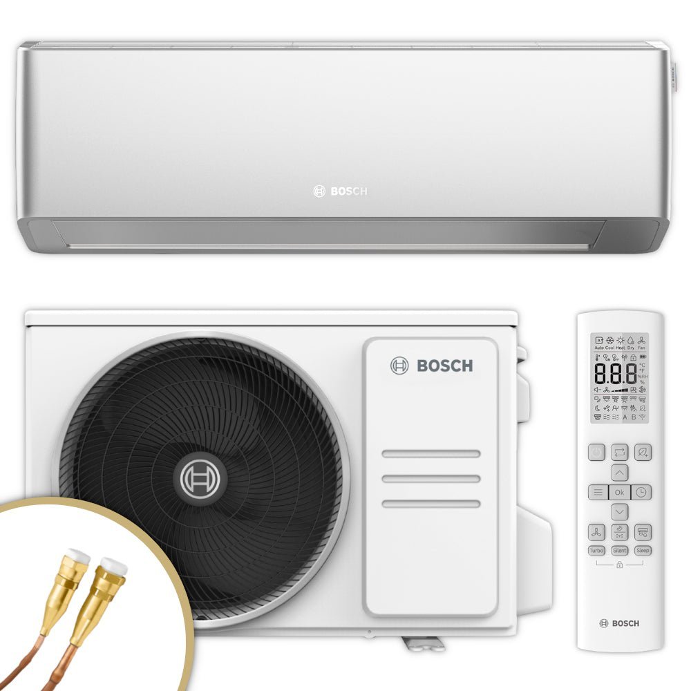 BOSCH Split Klimaanlage | CL7000i 26 ES | 2,5 kW | silber | Quick-Connect