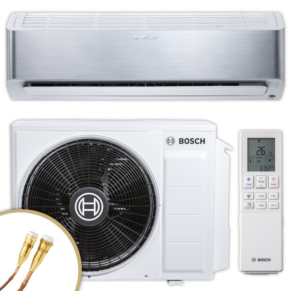 BOSCH Split Klimaanlage | CLC8001i 35 ES | 3,5 kW | silber | Quick-Connect