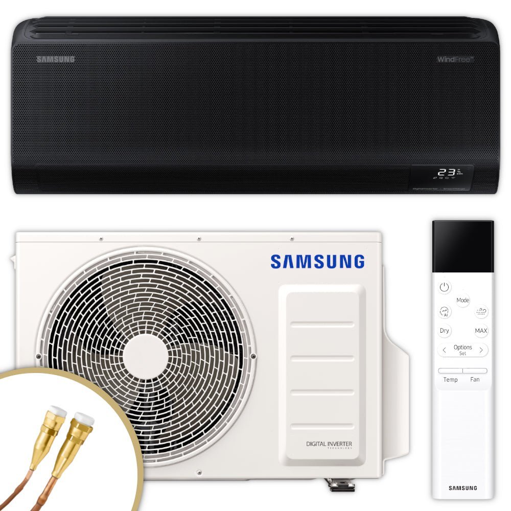 Samsung Split Klimaanlage | WindFree Avant | 3,5 kW | Schwarz | Quick-Connect