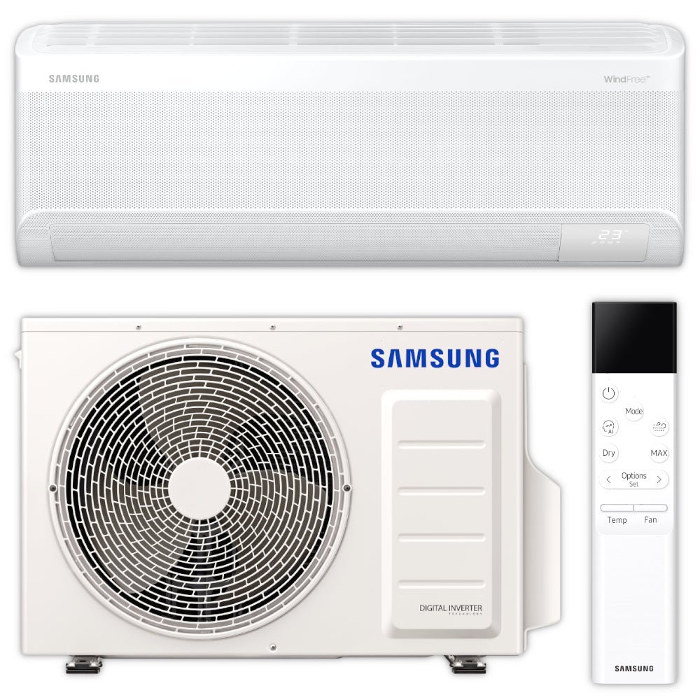 Samsung Split Klimaanlage Komplett-Set | WindFree Avant | 2,0 kW | Weiß