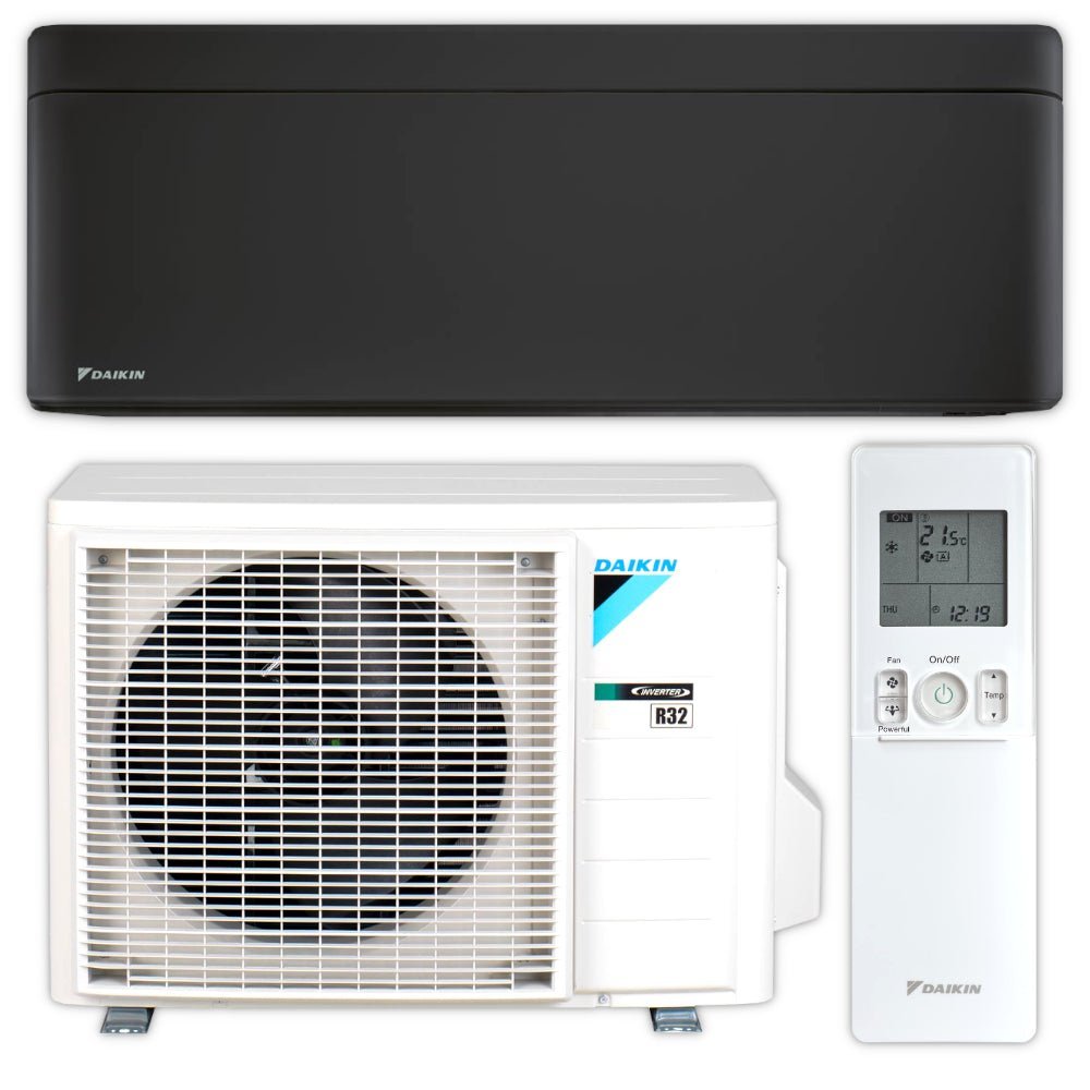 DAIKIN Split Klimaanlage Set | Stylish C-Serie | schwarz | 3,4 kW