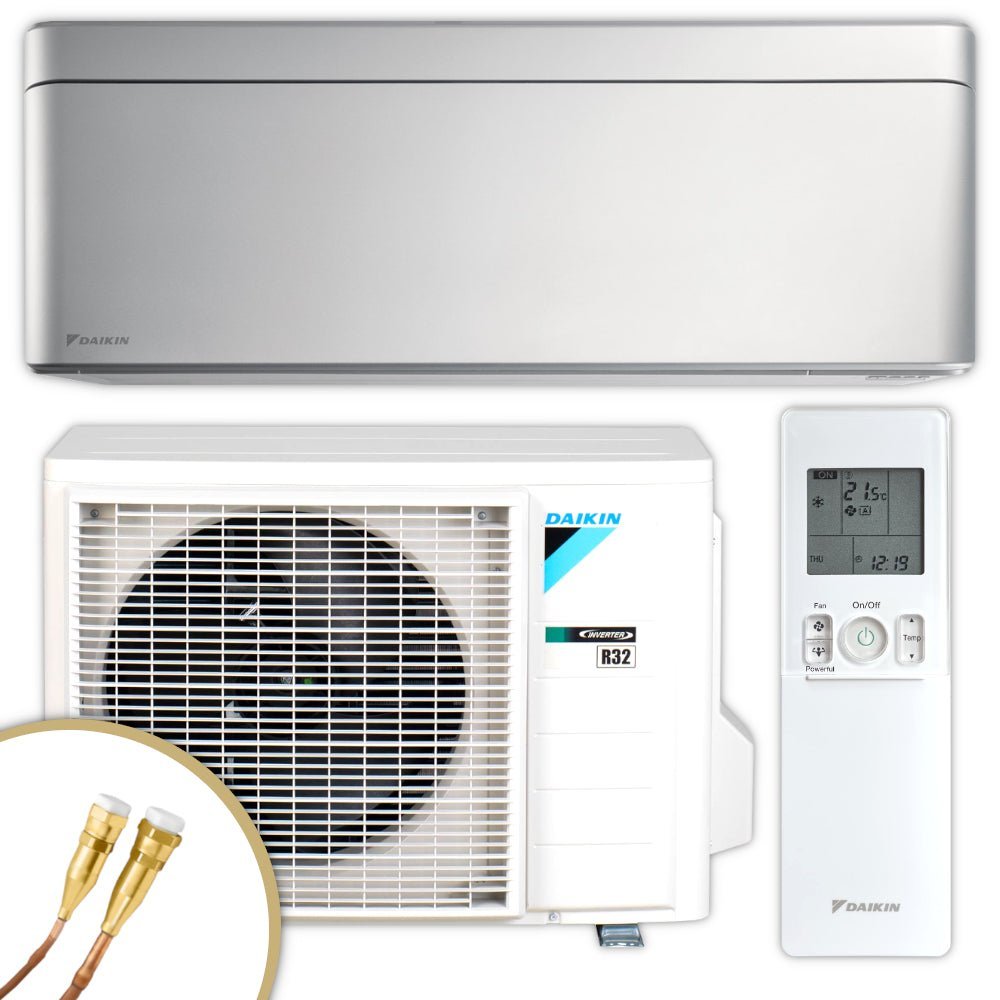 DAIKIN Split Klimaanlage | Stylish C-Serie | silber | 3,4 kW Quick Connect