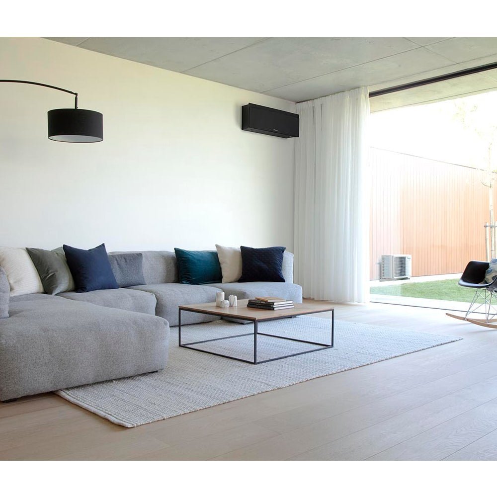 DAIKIN Split Klimaanlage Set | Emura 3 | FTXJ42A+RXJ42A9 | Mattschwarz | 4,2 kW – Ansicht 10