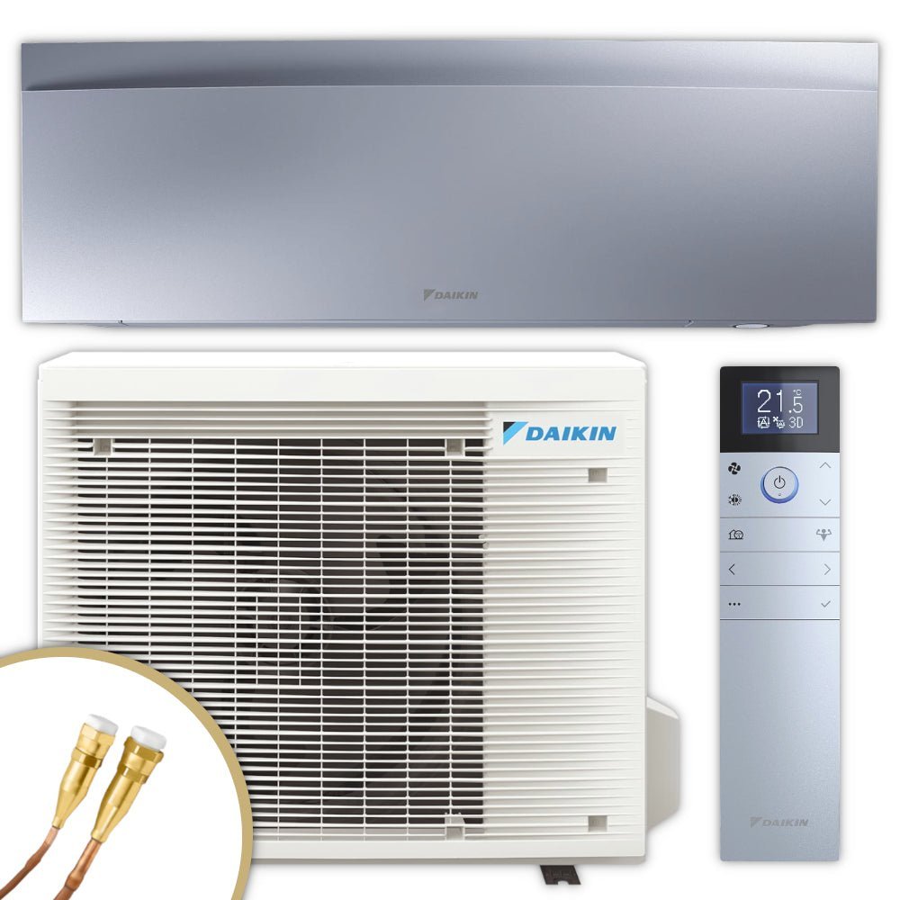 DAIKIN Split Klimaanlage | Emura 3 | Silber | 5,0 kW Quick Connect