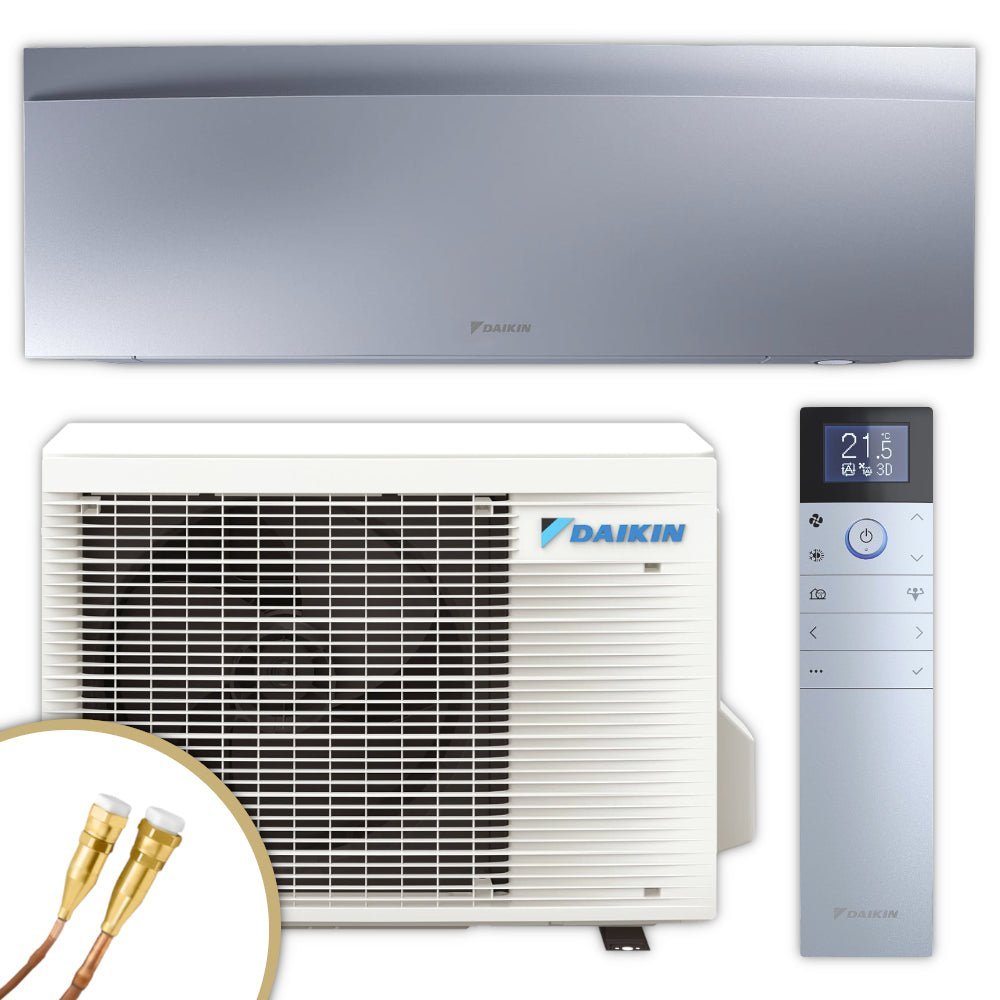 DAIKIN Split Klimaanlage | Emura 3 | Silber | 3,4 kW Quick Connect