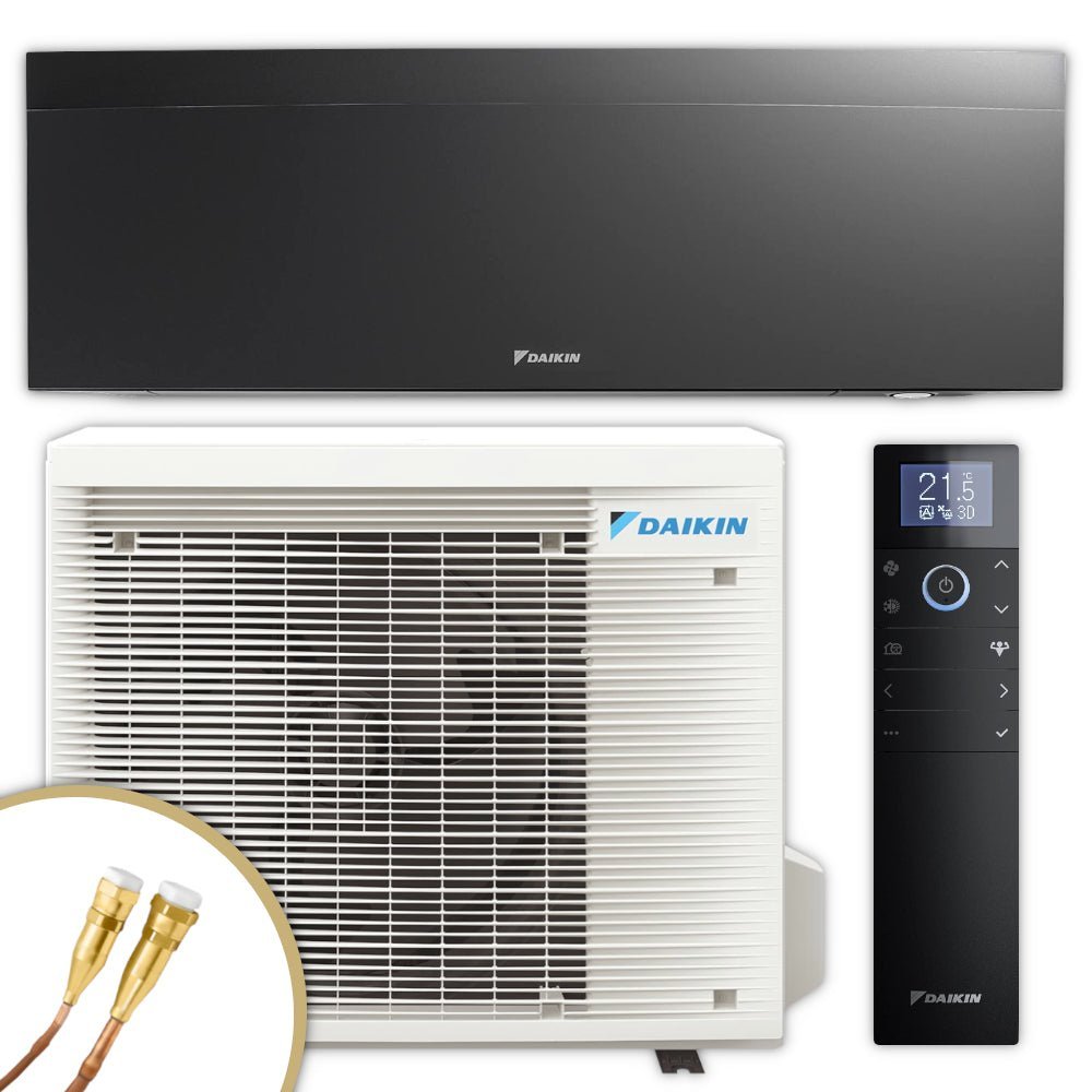 DAIKIN Split Klimaanlage | Emura 3 | Schwarz | 5,0 kW Quick Connect