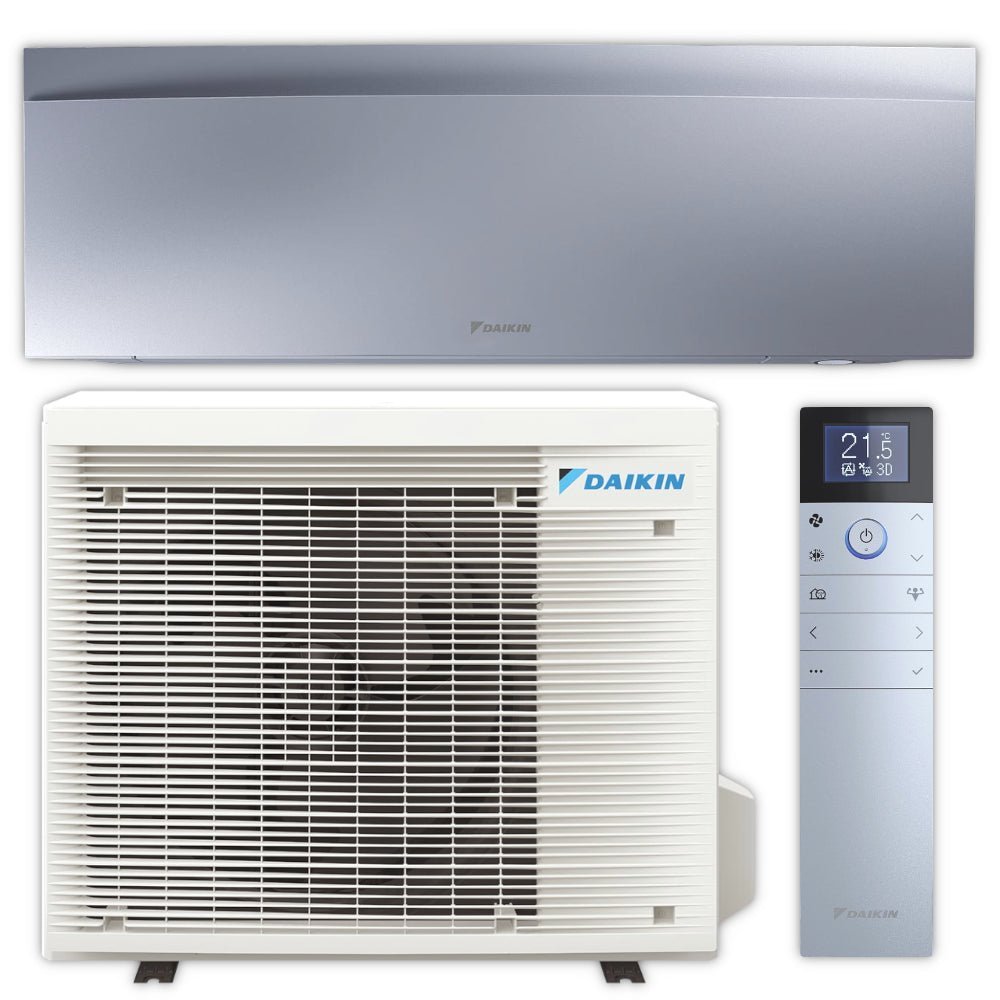 DAIKIN Split Klimaanlage Set | Emura 3 | FTXJ50A+RXJ50A9 | Silber | 5,0 kW