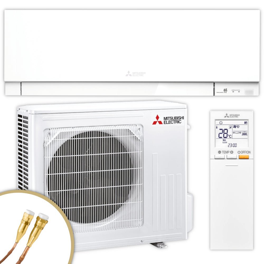 Mitsubishi Split Klimaanlage Set | MUZ/MSZ-EF50VGKW | 5,0 kW | Quick-Connect