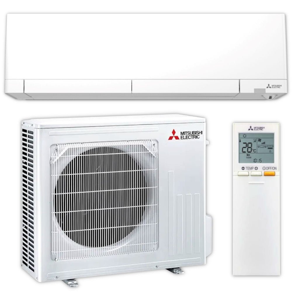 Mitsubishi Split Klimaanlage Set | MSZ-RW | Hyper Heating | 2,5 kW