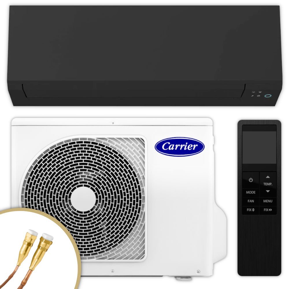 Carrier Split Klimaanlage | High Line | 6,1 kW | Mattschwarz | Quick Connect