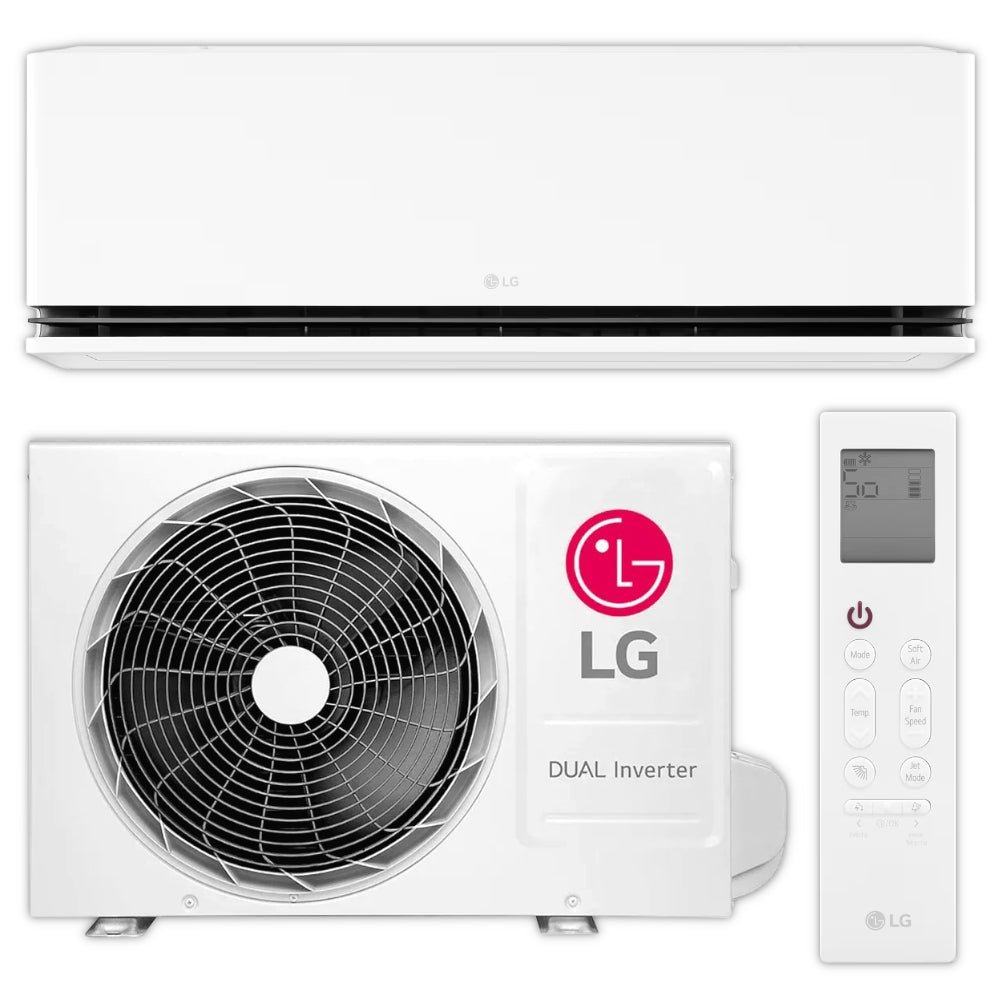 LG Split Klimaanlage Set | DUALCOOL AI AIR | 3,5 kW
