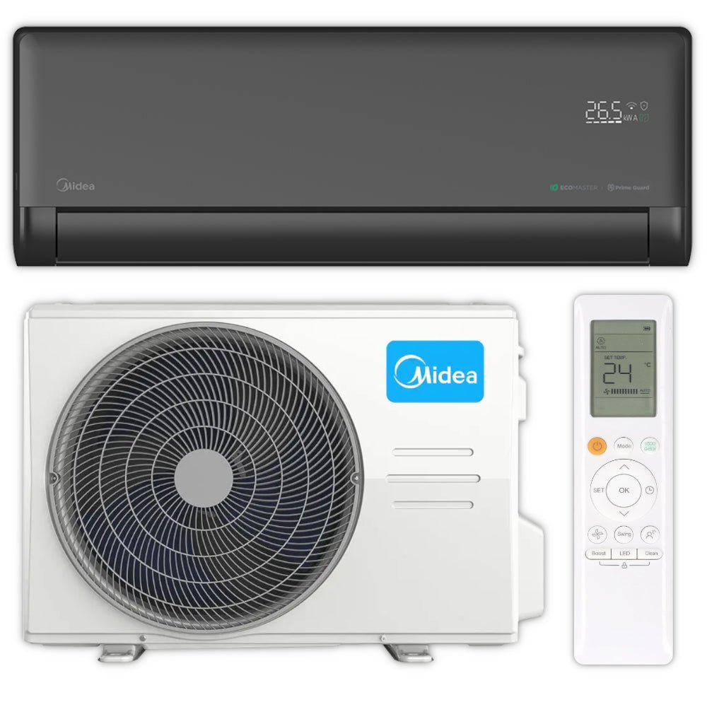 Midea Split Klimaanlage Komplett-Set | Solstice 18 | Schwarz | 5,0 kW