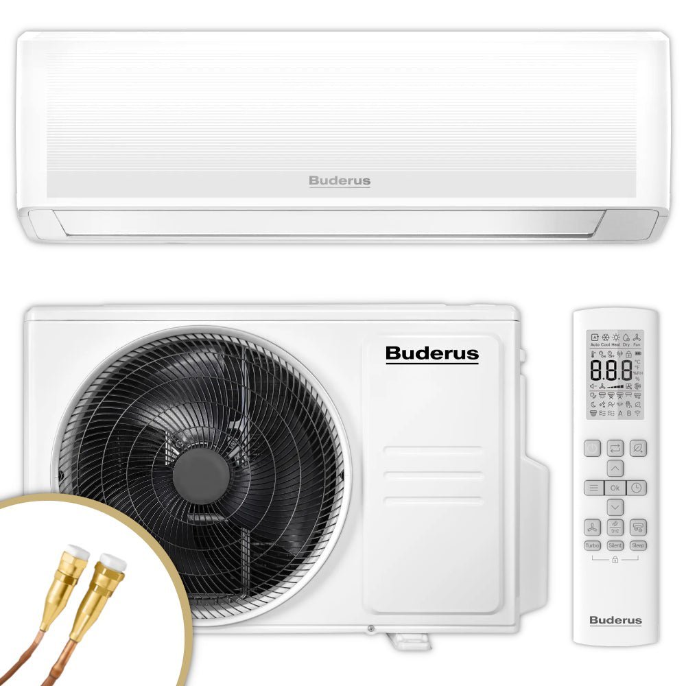 Buderus Split Klimaanlage | Logacool AC186i.3 | Weiß | 3,5 kW Quick-Connect
